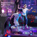 Dance Mat Toys for 3-12 Year Old Kids, Electronic Dance Pad with Light-up 6-Button