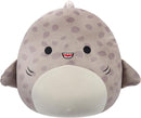 Squishmallows Original 12-Inch Azi Grey Spotted Leopard Shark