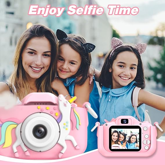 Goopow Kids Camera Toys for 3-8 Year Old Girls Boys,Children Digital Video Camera