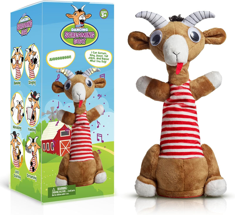 Gagster Screaming Goat Dancing Toy - Mimicking Toy for Kids Who Loves Talking Toy