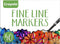 Crayola Fine Line Markers For Adults (40 Count), Skinny Markers For Adult