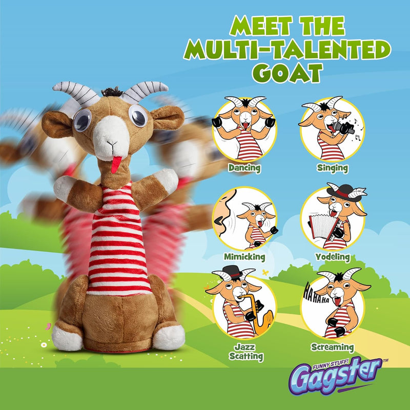 Gagster Screaming Goat Dancing Toy - Mimicking Toy for Kids Who Loves Talking Toy